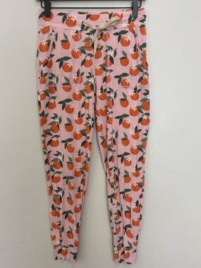 Lates by Kate Orange Blossom Jogger Pajama‎ Pants Size XS Modal Blend PJs
